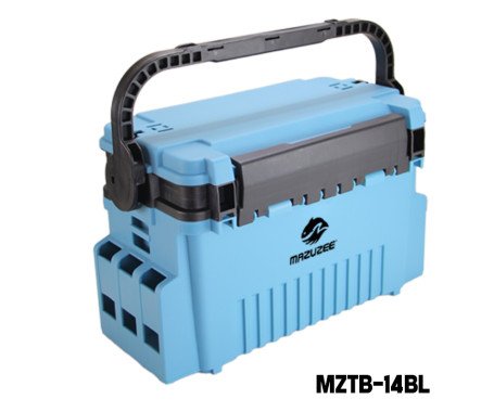 AQUA MARINE - Fishing Tackle Box - Multiple Colors Available (Medium Size)